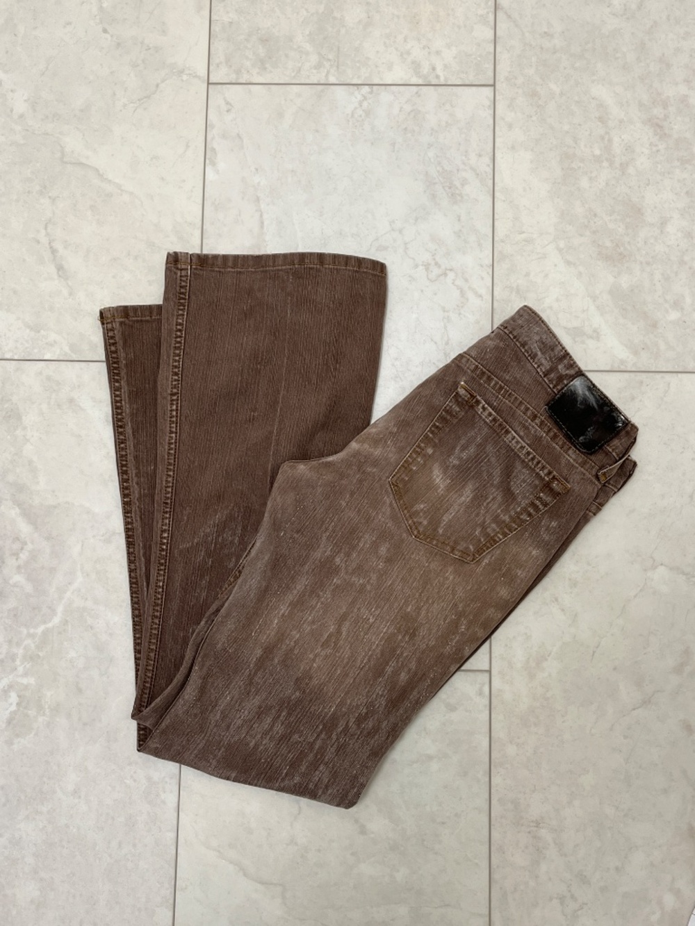Women's Massimo Stretch Brown Jeans 7 x 30.5L